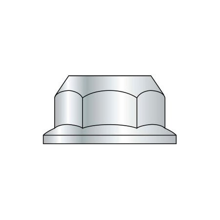 Brighton-Best Flange Nut, 7/16"-14, Steel, Zinc Plated 857300